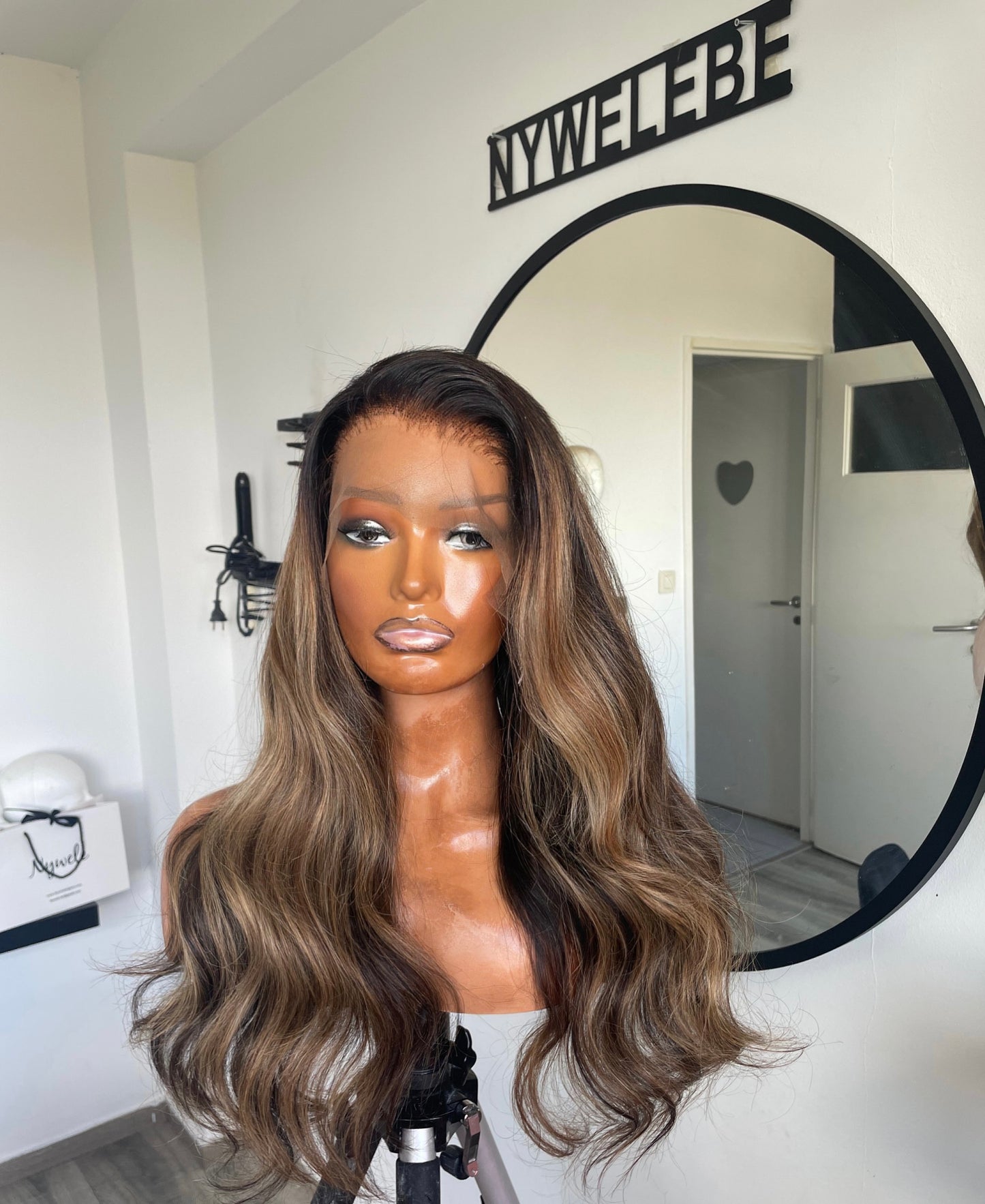 RAW INDIAN blonde highlights