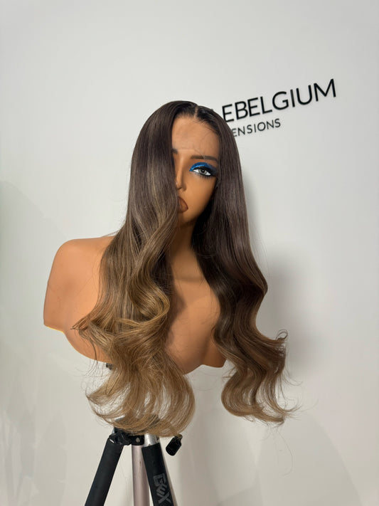 Mocha melt balayage wig