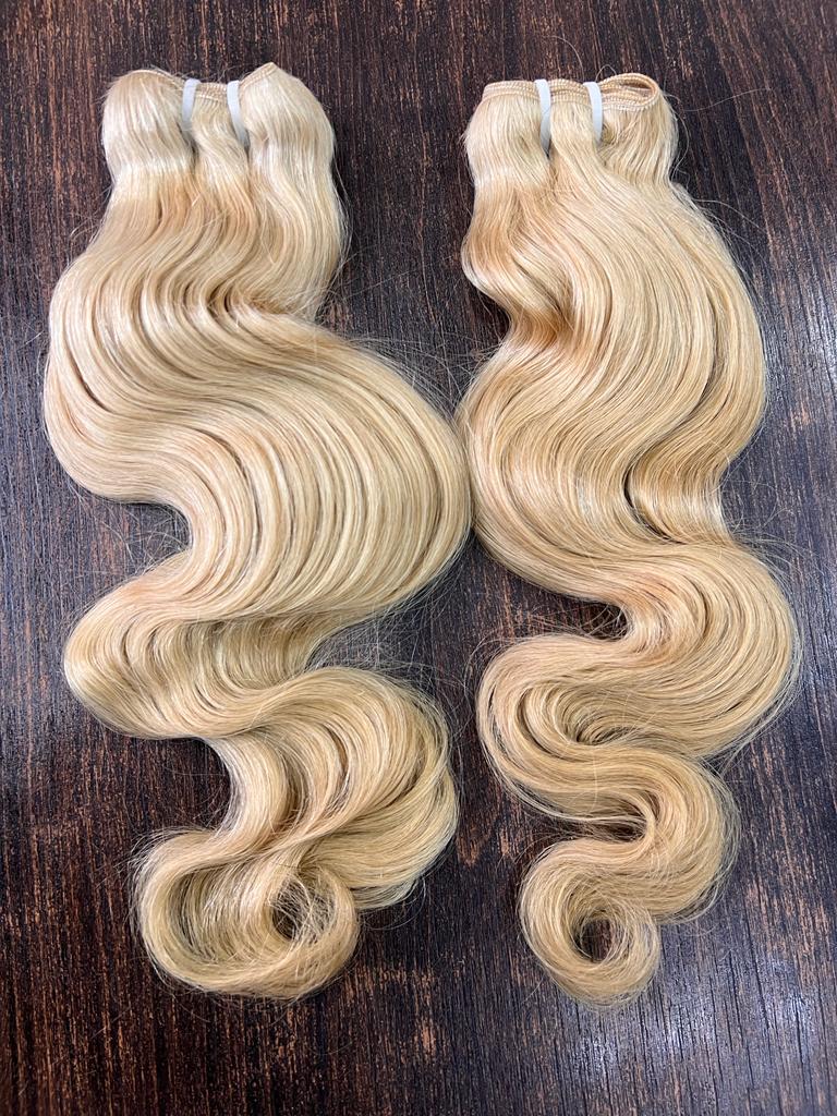 Indian blonde wavy