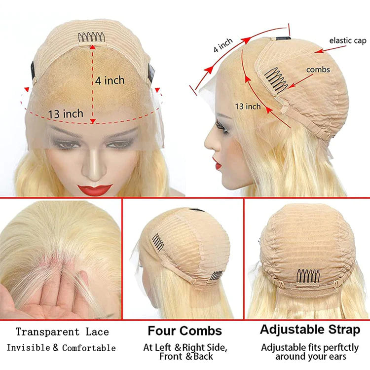 Blonde lace wig