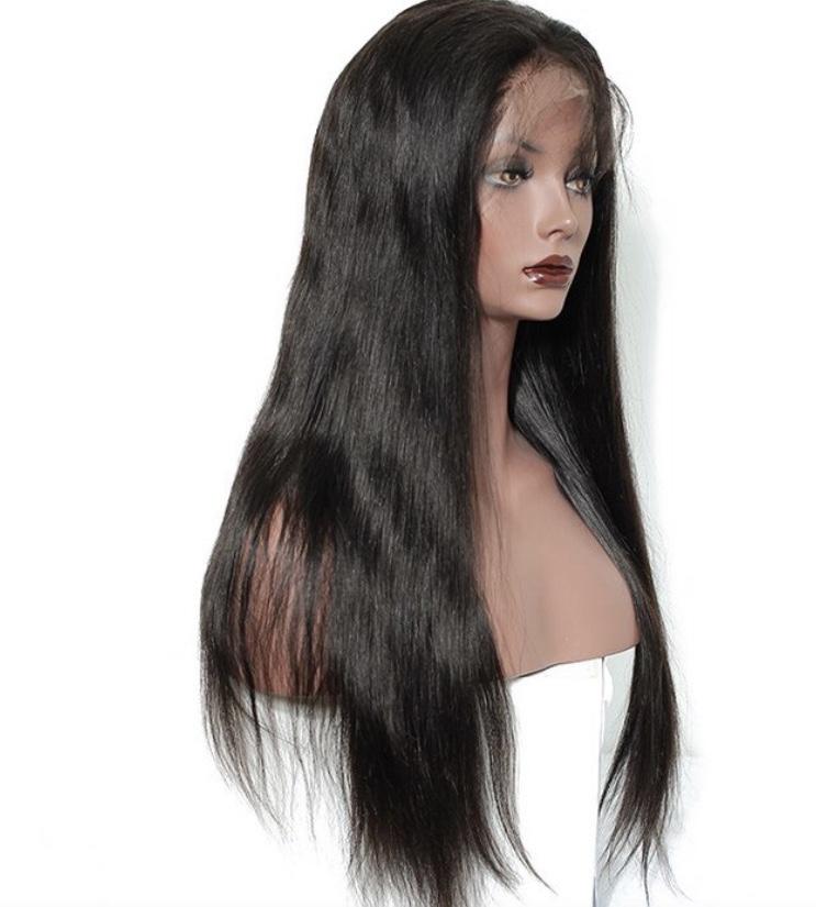 Black lace wig