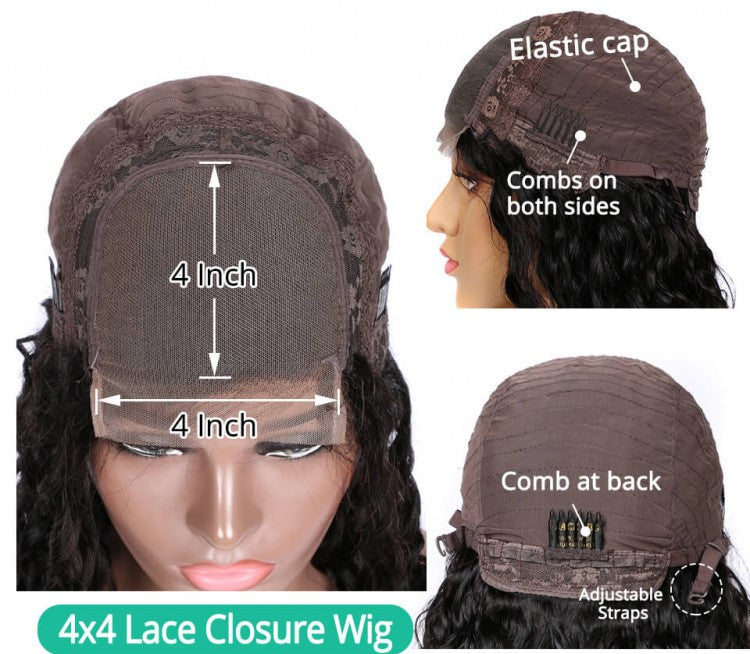 Bang lace wig