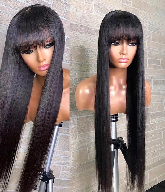 Bang lace wig